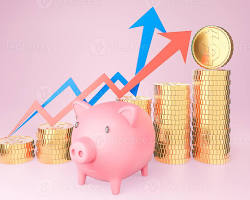 Growth chart with coins representing 10 tips to save money fast